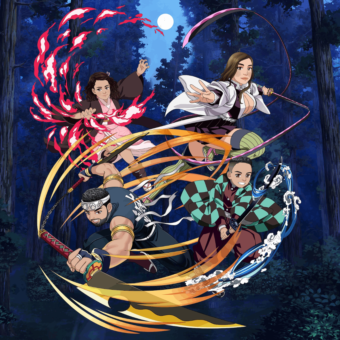 Personalized Slayer Portrait