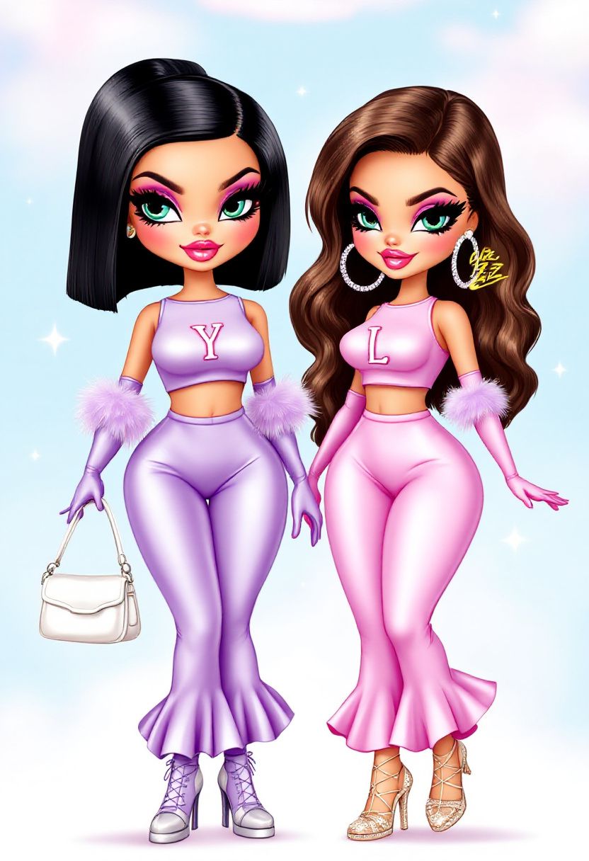 Personalized Brat Portrait